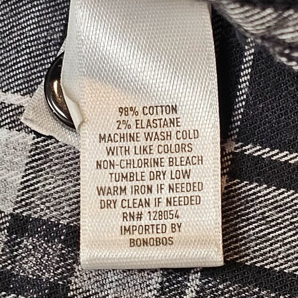 Bonobos Stretch Flannel Standard Fit Button Down M - Picture 7 of 7